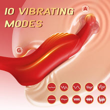 Load image into Gallery viewer, 10 Vibrating Modes Finger Vibrator Bullet Nipple G Spot Clitoral Stimulator Toy