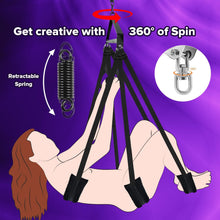 Load image into Gallery viewer, 360 Degree Sex Swing, Comfortable  Adjustable Straps Bondage Restraints BDSM Set for Couples