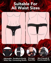 Load image into Gallery viewer, Harness Strap-On Vibration Realistic Dildos with  3 Dildos  Adjustable Strapless  |  10 Strong Modes