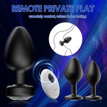 Load image into Gallery viewer, Anal Plug Vibrator with Remote Control 10 Frequency Vibration