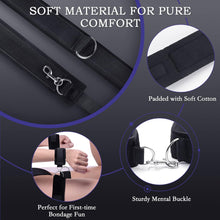 Load image into Gallery viewer, BDSM Bondage Restraints for Couples, Adjustable Sex Handcuffs Restraints Straps Wrist-to-Thigh