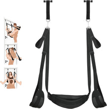 Load image into Gallery viewer, BDSM Door Bondage Sex Swing with Adjustable Straps, Handcuffs Leg Restraints Spreader