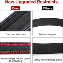 Load image into Gallery viewer, BDSM Restraints Wrist & Thigh Cuffs Sex Bondage with Adjustable Leg Straps Handcuffs