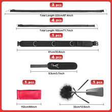 Load image into Gallery viewer, Bondage Restraints Adjustable Bed Restraints Sex Straps Kit