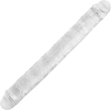 Load image into Gallery viewer, Double Dildo Soft Crystal Jelly Anal Long Penis Clear