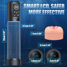 Load image into Gallery viewer, Electric Penis Pump, Adult Sex Toys Dick Enlarger for Men Erection, Automatic Male Masturbator with Penis Rings