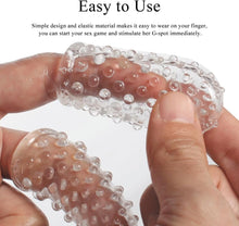 Load image into Gallery viewer, Finger Sleeve Vagina Clitoral Nipple G-Spot Stimulator Anal Sex Toys for Women
