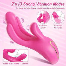 Load image into Gallery viewer, Finger Vibrator with 10 Flapping Patterns & 10 Vibration Modes to Stimulation G Spot and Clitoral