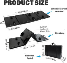 Load image into Gallery viewer, Outdoor Folding Sex Mattress with Binding and Restraint, Mattress Props,  Handcuffs Ankle Cuffs