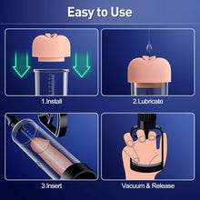Load image into Gallery viewer, Penis Vacuum Pump, Manual Penis Enlarger Enlargement Extend Pump Air Pressure Device
