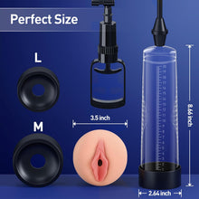 Load image into Gallery viewer, Penis Vacuum Pump, Manual Penis Enlarger Enlargement Extend Pump Air Pressure Device