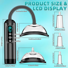 Load image into Gallery viewer, Pussy Pump Nipple Sucking Toys -  Automatic Vacuum Clitoral Vagina Pumps with 6 Suction Modes 5 Size Cups