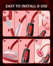 Load image into Gallery viewer, Pussy Pump Nipple Sucking Toys -  Electric Vacuum Vagina Sex Pump with 3 Suction Levels and 7 Modes