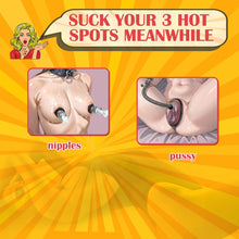 Load image into Gallery viewer, Pussy Pump with 2 Clitoris Nipple Suckers Set, Clitoral Pump Vagina Pumps Sexual Pleasure Tools for Women