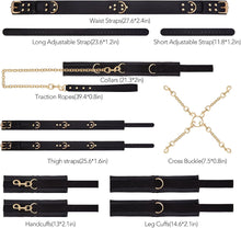 Load image into Gallery viewer, Sex Bondage Kit for Couples Neck to Wrist SM Gear & Restraints Accessories