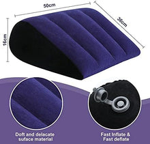 Load image into Gallery viewer, Sex Toys Pillow Position Cushion Triangle Inflatable Ramp for Deeper Position