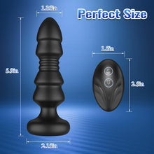Load image into Gallery viewer, Thrusting Prostate Massager Anal Plugs - Remote Control Anal Beads with 5 Vibrating