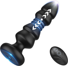Load image into Gallery viewer, Thrusting Prostate Massager Anal Plugs - Remote Control Anal Beads with 5 Vibrating