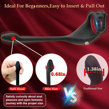 Load image into Gallery viewer, Vibrating Cock Ring Taint Stimulator with Mini Bullet, Remote Control