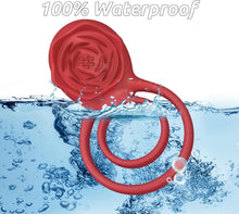 Load image into Gallery viewer, Vibrating Cock Ring with Rose Clitoral Stimulator