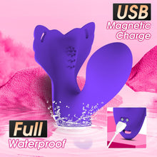 Load image into Gallery viewer, Panty Wearable Clitoral Vibrator with Insert Dildo