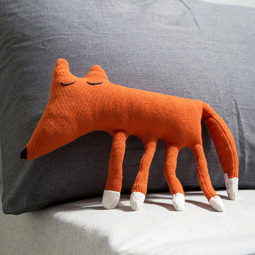 Little Fox Cotton Knitted Plush Toy