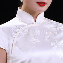 Load image into Gallery viewer, Side Button Embroidered Cheongsam Qipao Gown
