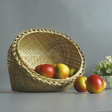 Load image into Gallery viewer, Hollow Out Bamboo Storage Basket
