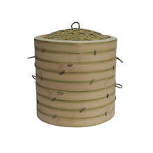 Load image into Gallery viewer, Bamboo Steamer Basket, Tiers &amp; Lid Set
