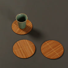 Load image into Gallery viewer, Bamboo Tea Coaster, Set of 6
