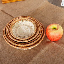 Load image into Gallery viewer, Bamboo Plate Round Basket
