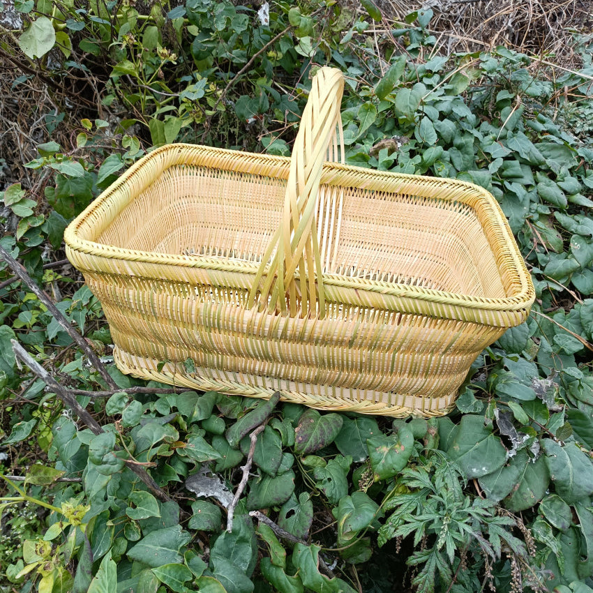 Woven Bamboo Storage Basket
