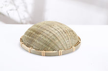 Load image into Gallery viewer, Round Bamboo Storage Baskets Natural
