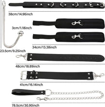 Load image into Gallery viewer, Bondage Collar Anal Hook, Sex Leash Bondage Harness Set with Adjustable Handcuffs &amp; Chain
