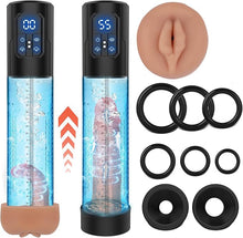 Load image into Gallery viewer, Electric Penis Pump, Adult Sex Toys Dick Enlarger for Men Erection, Automatic Male Masturbator with Penis Rings
