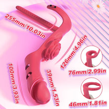 Load image into Gallery viewer, Finger Vibrator - G Spot Vibrator Clitoral Stimulator with 9 Powerful Vibration Modes Rose
