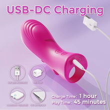 Load image into Gallery viewer, Finger Vibrator Adult Sex Toys for Women, Adult Toys with 10 Vibrations &amp; Heating Function
