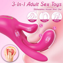 Load image into Gallery viewer, Finger Vibrator with 10 Flapping Patterns &amp; 10 Vibration Modes to Stimulation G Spot and Clitoral
