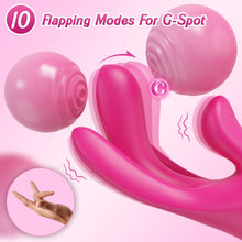 Load image into Gallery viewer, Finger Vibrator with 10 Flapping Patterns &amp; 10 Vibration Modes to Stimulation G Spot and Clitoral
