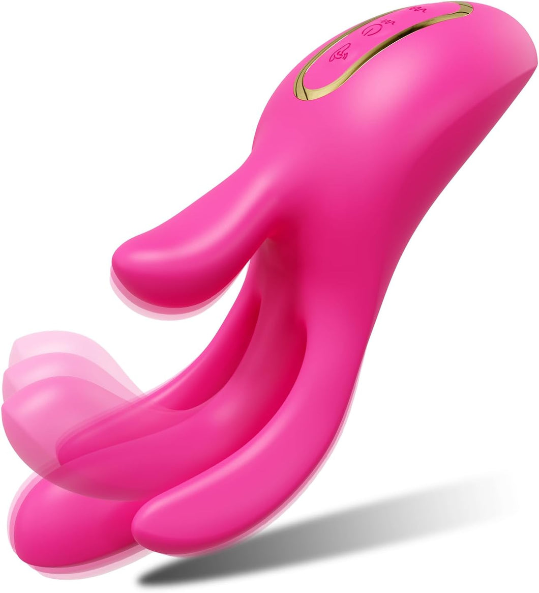 Finger Vibrator with 10 Flapping Patterns & 10 Vibration Modes to Stimulation G Spot and Clitoral