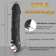 Load image into Gallery viewer, Realistic Vibrators Silicone Dildos with 10 Vibrations
