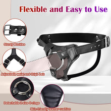 Load image into Gallery viewer, Strap On Dildo Harness for Women Men Pegging Dildo, Adjustable Waist and Thigh
