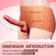 Load image into Gallery viewer, Strap On Harness High Elastic Silicone Wearable Dildos Panties with Solid Penis, Transgender Clothing Adult Sex Toy for Lesbians Couple

