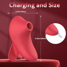 Load image into Gallery viewer, Sucking Vibrator Clit Nipple Sucker for Women, Clitoral Vibrators Sex Toy with 10 Suction Modes - Rose

