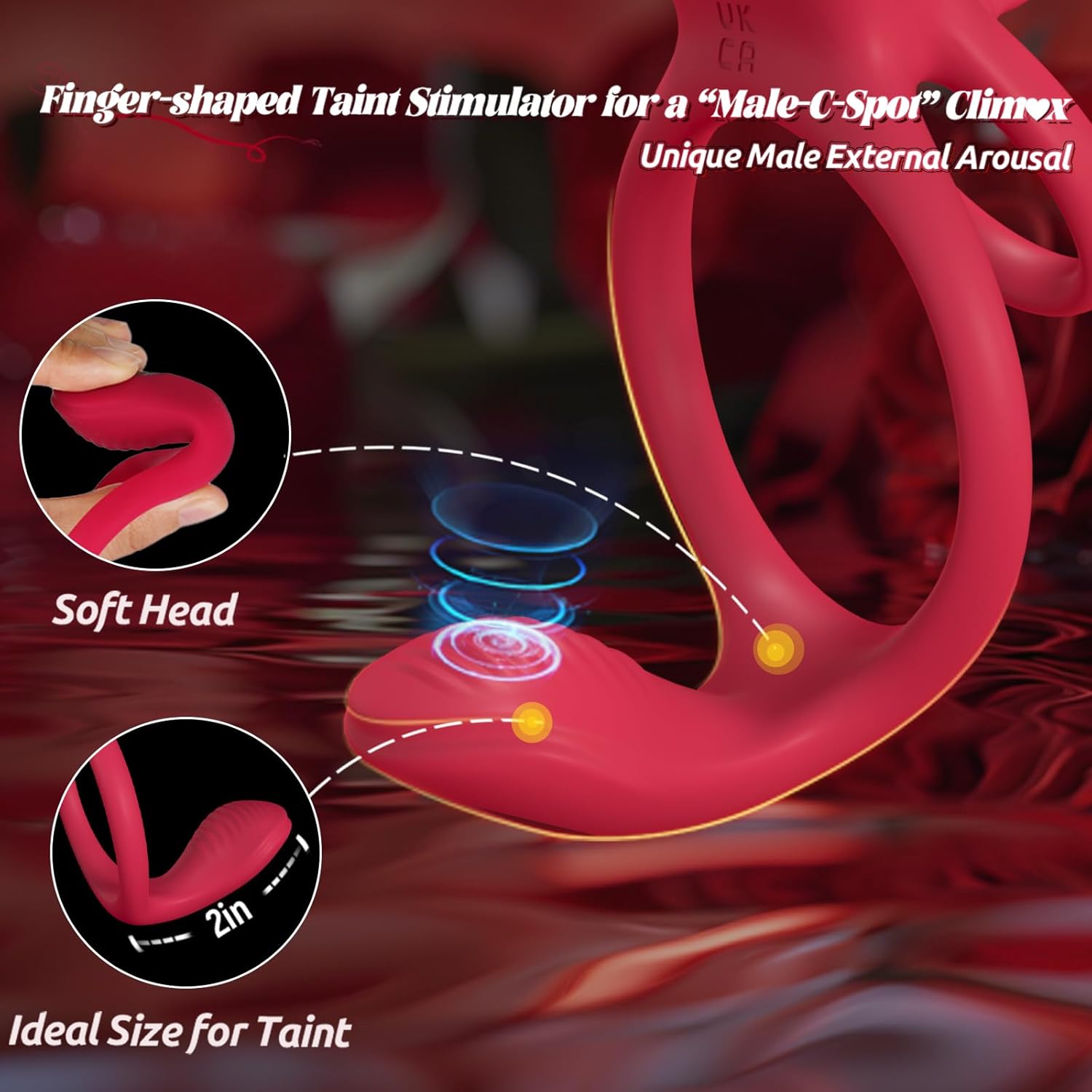 Vibrating Cock Ring with Remote Control , Rose Penis Ring Vibrator Cli   MyAlphaMall