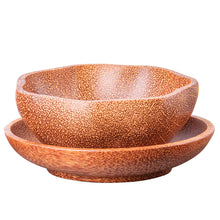 Load image into Gallery viewer, Coconut Wood 3-Piece Salad Bowl Set
