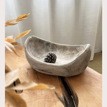 Load image into Gallery viewer, Handmade Solid Wood Decorative Bowl
