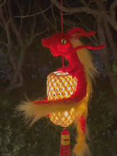 Load and play video in Gallery viewer, Chinese dragon climbing onto bamboo lanterns with LED
