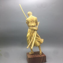 Load image into Gallery viewer, Wood Hand Carved One Piece 7 Inch Roronoa Zoro  Figure
