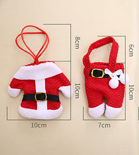 Load image into Gallery viewer, Santa Claus Knitted Outfit for Christmas Table Decoration
